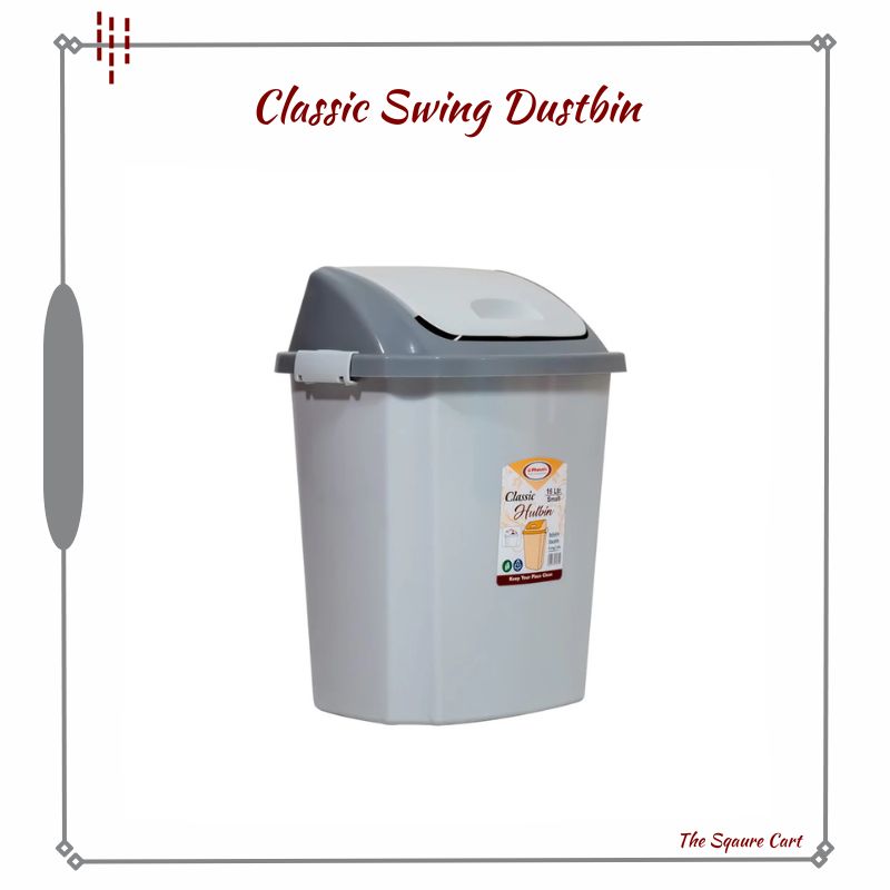Upgrade Your Space with Affordable Swing Dustbins Welcome to Thesquarescart.com – your go-to source for Swing Dustbins in Pakistan! Whether you're in Karachi, Lahore, Multan, Sialkot, Islamabad, Faisalabad, or anywhere else, we've got just what you need. Elegant and Practical: Swing Dustbins for Modern Homes In today's fast world, proper waste disposal matters. Our Swing Dustbins, available in various styles, sizes, and colors, are both functional and good-looking. The swing lid makes throwing things away a breeze. Affordable Luxury: Luxury Swing Top Dustbin Why sacrifice style for cost? Our Luxury Swing Top Dustbins blend elegance and affordability, adding a touch of class to your home or office. These bins fit in anywhere – homes, offices, you name it! Explore the Range: Different Types of Swing Dustbins Thesquarescart.com has an array of Swing Dustbins to fit your taste. From sleek Bathroom Bins to reliable Office Waste Bins, we have them all. These eco-friendly options keep your surroundings cleaner. Shop with Ease: Quick Online Shopping and Delivery Shopping with us is simple. Check out our collection of bins – Plastic Waste Bins, Step Trash Bins, and more – online. We swiftly deliver to every corner of Pakistan, ensuring you get what you need, when you need it. Peace of Mind: "Check First, Pay Later" Your safety and satisfaction matter. Use our "Check First, Pay Later" option to examine your order before payment. Your happiness is our priority. Stay Connected For updates and offers, follow us on Facebook and Instagram. Visit Thesquarescart.com to see our full range. Revamp your waste disposal routine with our innovative Swing Dustbins. Shop now and embrace modern living – it's as easy as a swing! 